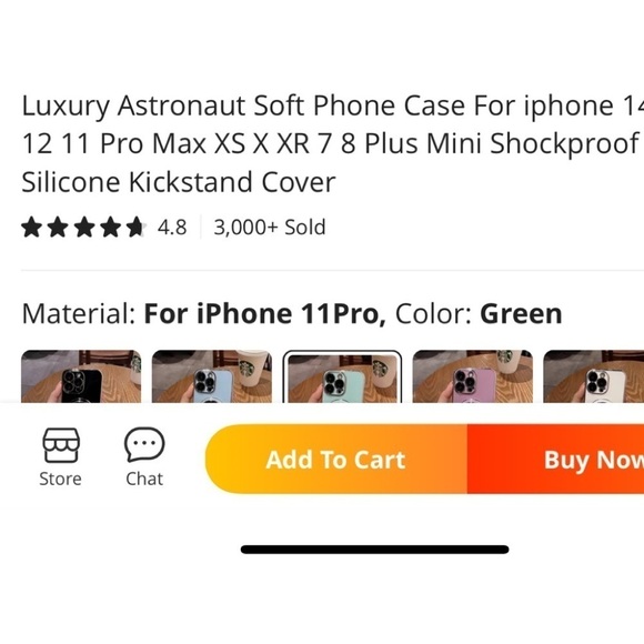 🎉HP🖤🎉Astronaut design Electroplated 3D pop socket phone stand - Picture 4 of 8